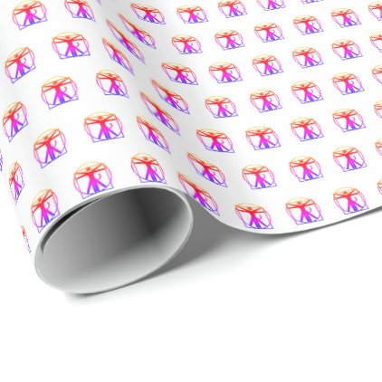 rainbow cat wrap wrapping paper