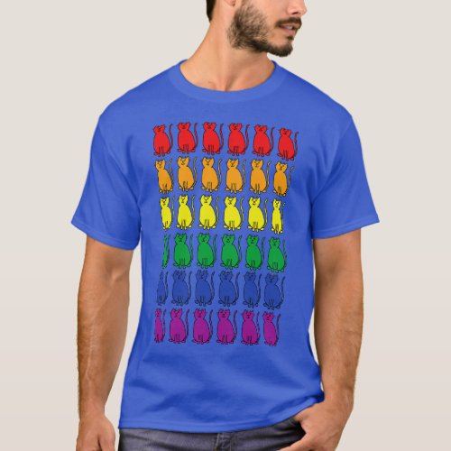 Rainbow Cats for Pride T_Shirt