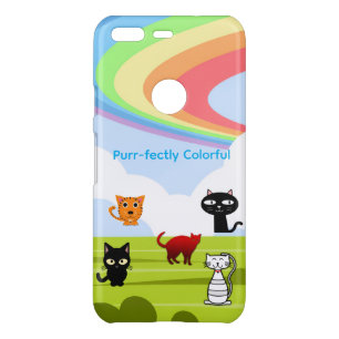 Rainbow & Cats iPhone Case