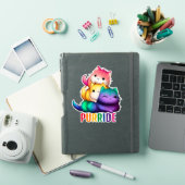 Rainbow Cats Purride Contour Cut  Sticker (iPad Cover)