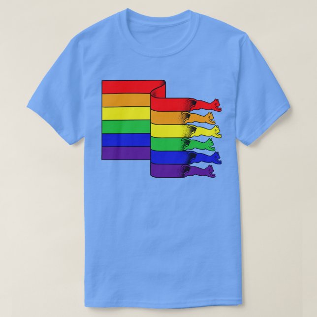 Rainbow  cats T-Shirt (Design Front)