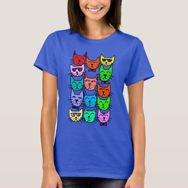 Rainbow Cats T-Shirt (Front)