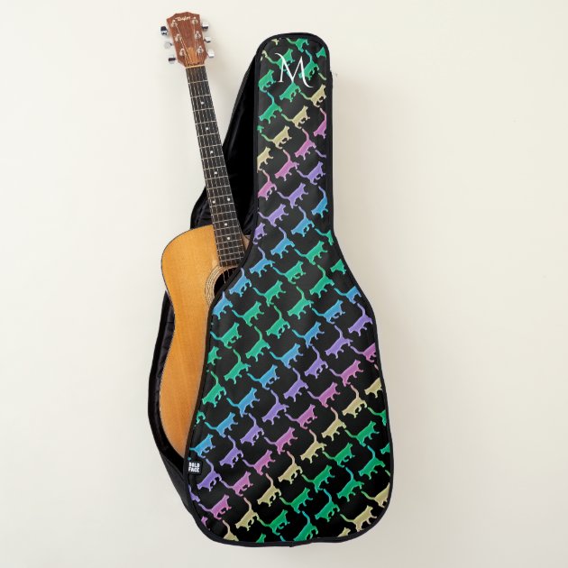 Monogrammed guitar deals case