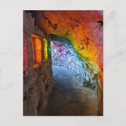 Rainbow Cave Rock City Postcard