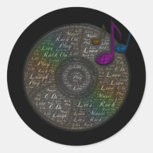 Rainbow CD sticker
