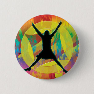 Rainbow celebration buttons