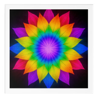 "Rainbow Chakra Mandala – Sacred Energy Art for Me