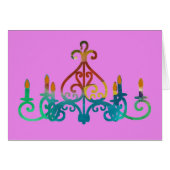 Rainbow Chandelier ~ Card (Front Horizontal)
