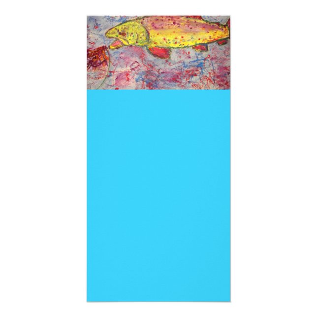 rainbow chasing fly card (Front)