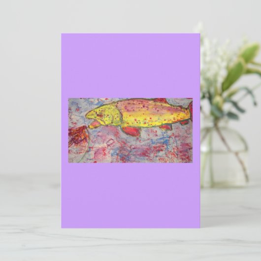 rainbow chasing trout (Standing Front)