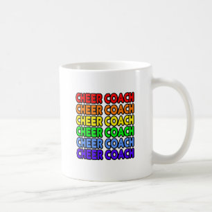 Rainbow Cheer Coach Coffee Mug