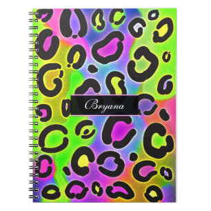 Rainbow Cheetah Leopard Color Notebook Journal