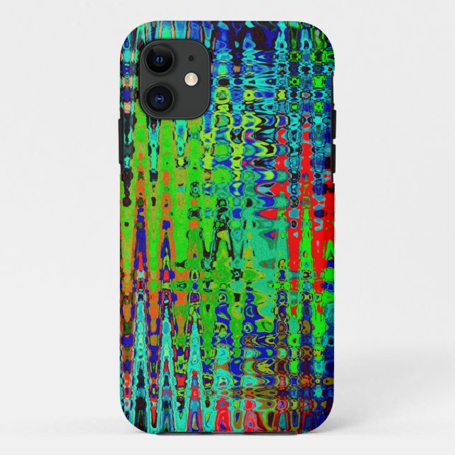 Rainbow Chevron Abstract Case-Mate iPhone Case (Back)