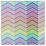 Rainbow Chevron Pattern Fabric