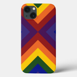 Rainbow Chevrons iPhone 13 Case