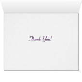 Rainbow Chevrons Thank You Card (Inside Horizontal (Bottom))