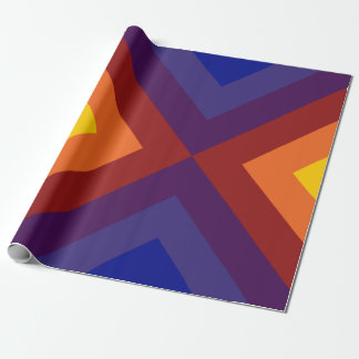 Rainbow Chevrons Wrapping Paper