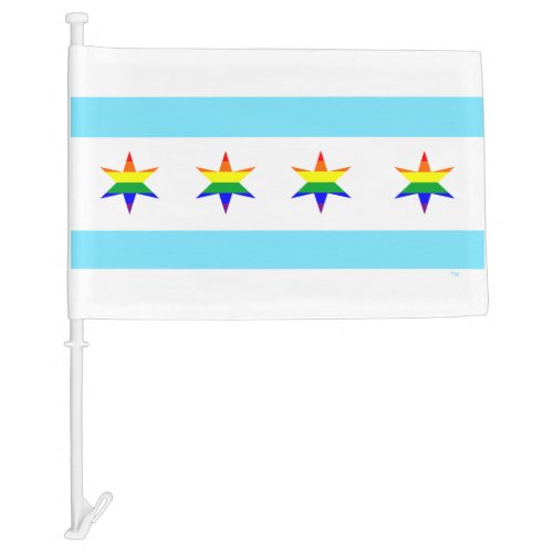 Rainbow Chicago Pride Flag