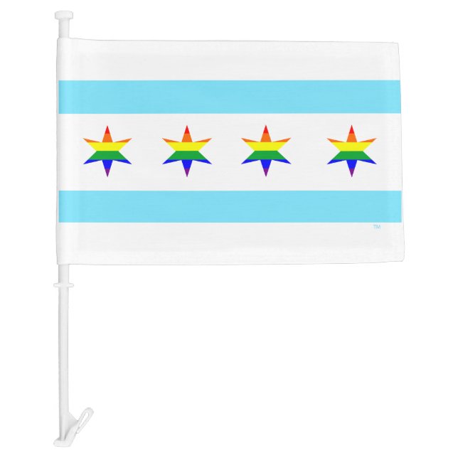 Rainbow Chicago Pride Flag (Front)