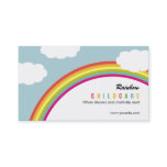 Rainbow Childcare /Day Care Business Card Rainbow Childcare /Day Care Business Card