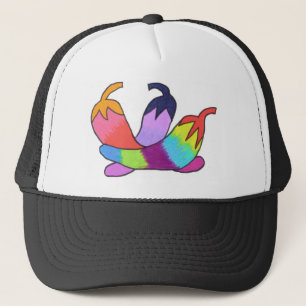 Rainbow Chili Peppers Trucker Hat