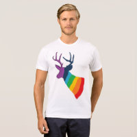 Rainbow Christmas Deer T-Shirt