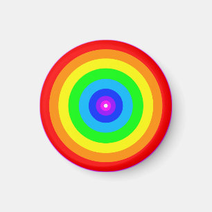 Rainbow Circle Design-40686 Magnet
