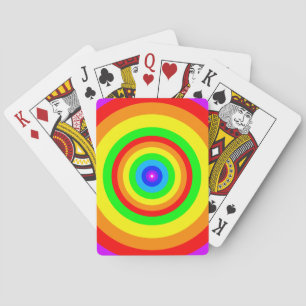 Rainbow Circle Design-40686 Poker Cards