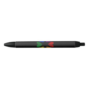 Rainbow Circle of Hearts Love Gay Pride LGBT Pen