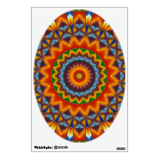 Rainbow Circles - Art for Your Toilet Wall Decal (Front)