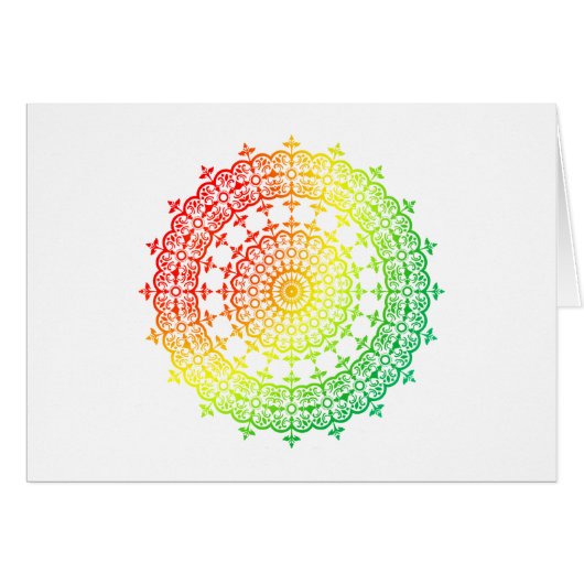 Rainbow Circles Cards (Front Horizontal)