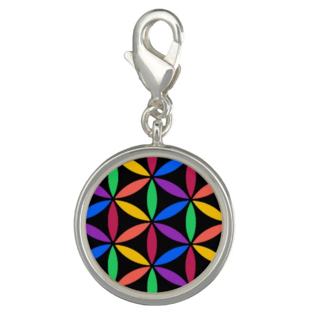 Rainbow circles charm (Front)