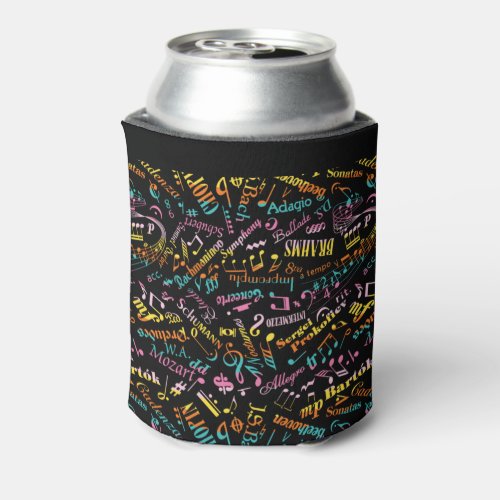 Rainbow Classical Music Composers Notation Symbol Can Cooler