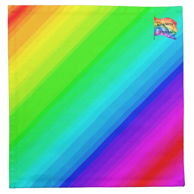 Rainbow Cloth Napkin (Front)