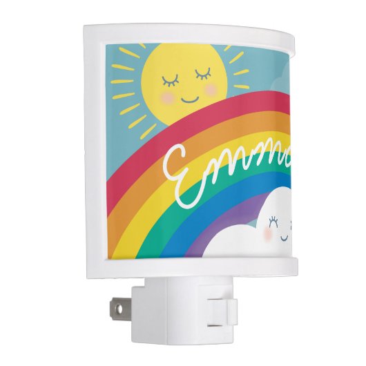 Rainbow Cloud and Sun Night Light (Right)