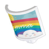 Rainbow Cloud and Sun Night Light (Angled)