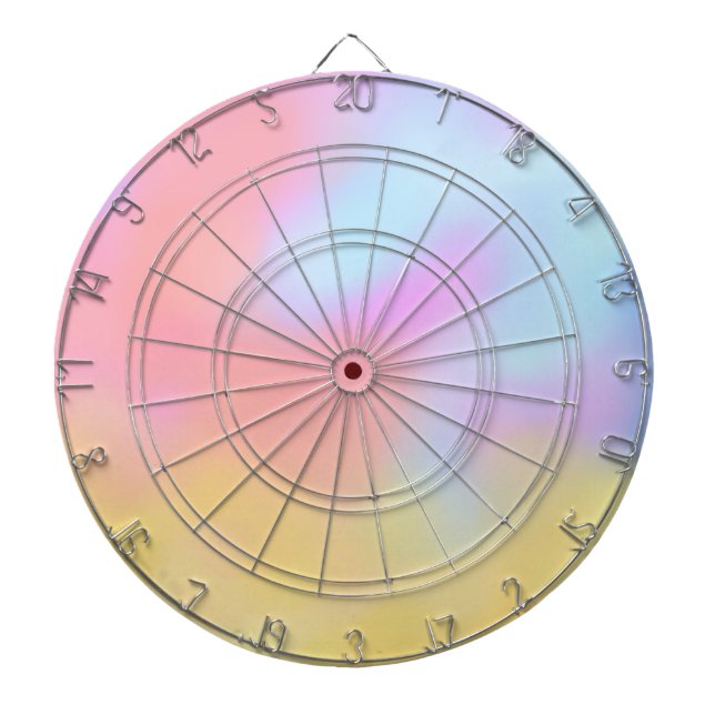 rainbow cloud dart board (Front)