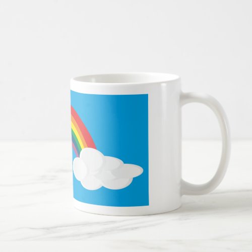 Rainbow Cloud Image Coffee Mug