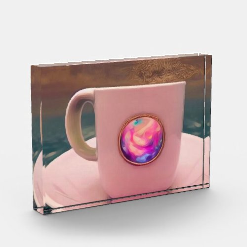 Rainbow Cloud Portal Coffee Mug Photo Block