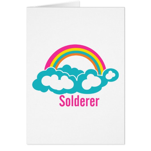 Rainbow Cloud Solderer Cards (Front)