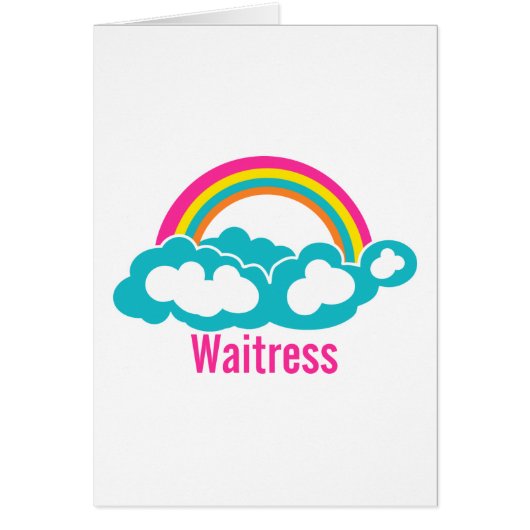 Rainbow Cloud Waitress (Front)