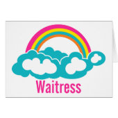 Rainbow Cloud Waitress (Front Horizontal)