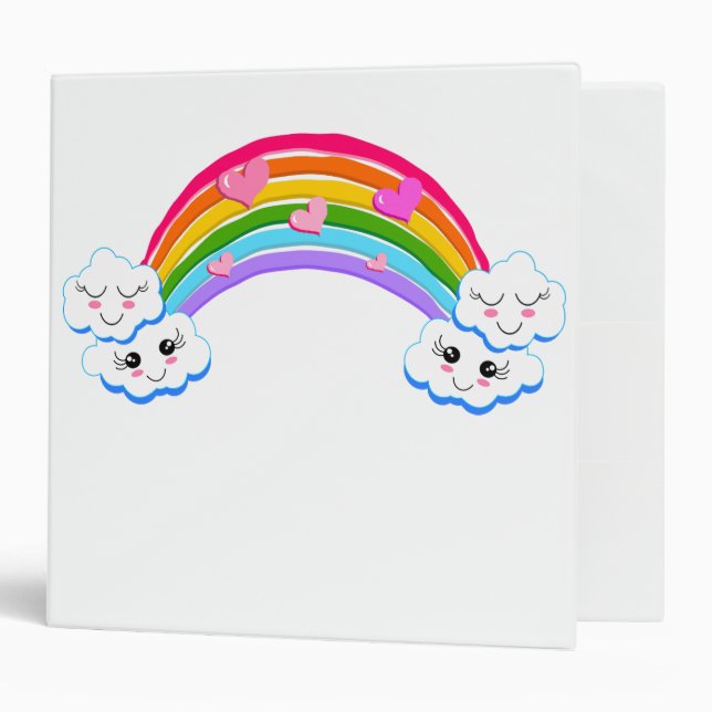 Rainbow Clouds Binder (Front/Inside)