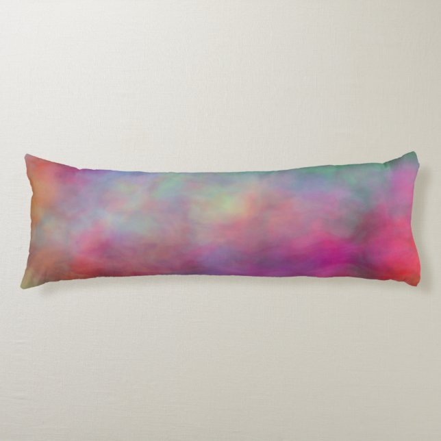 Rainbow Clouds   Body Pillow (Front)