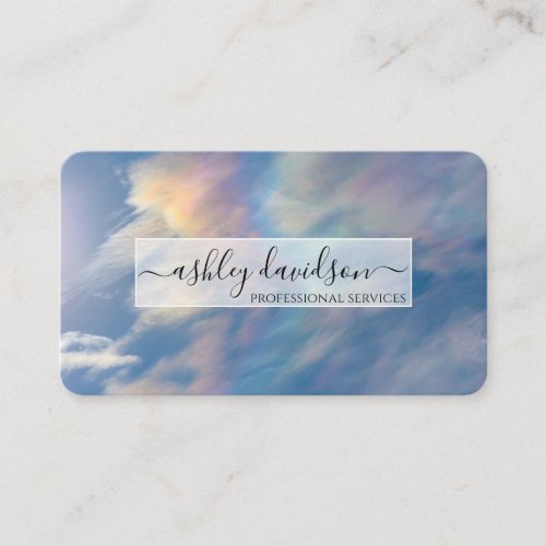 Rainbow Clouds Business Cards