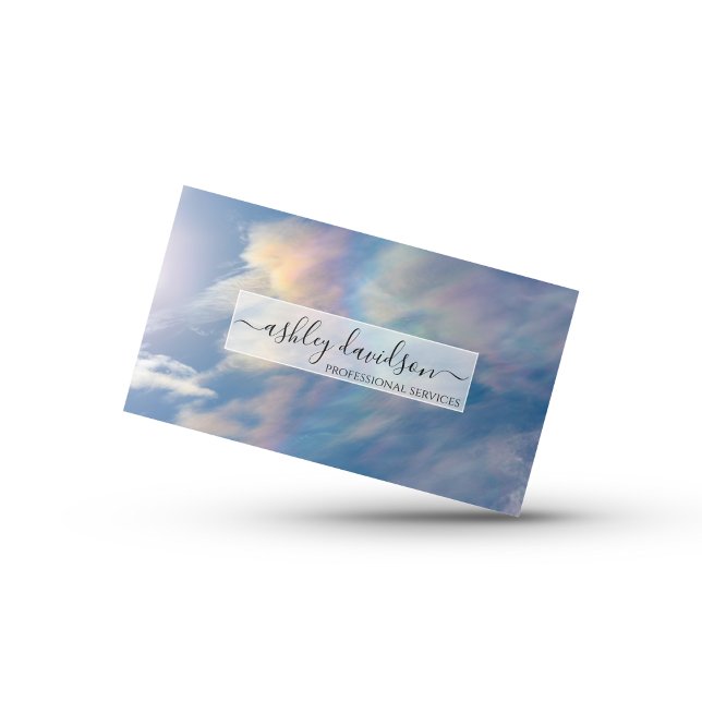 Rainbow Clouds Business Cards (Creator Uploaded)