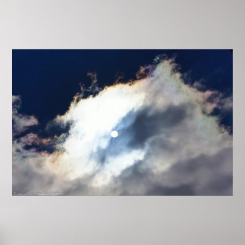 Rainbow Clouds Crosses the Sky Poster