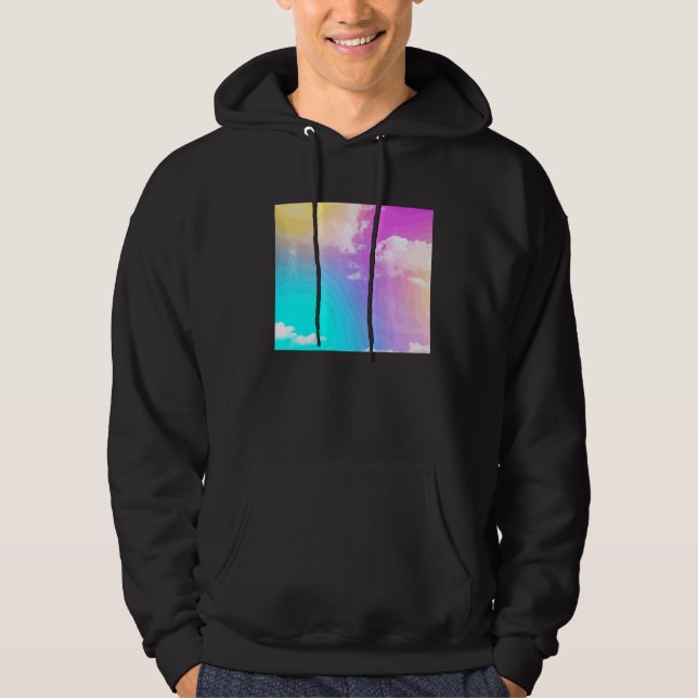 Rainbow Clouds Hoodie (Front)