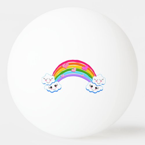 Rainbow Clouds Ping Pong Balls