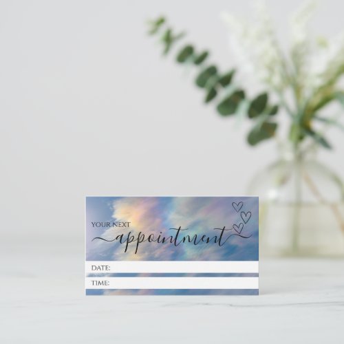 Rainbow Clouds Professional Appointment Cards